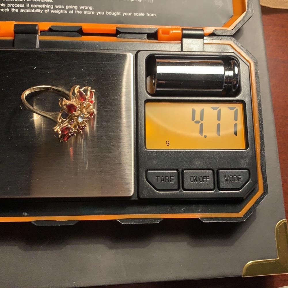 Gold Multi Stone Ring - image 6